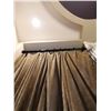 Image 2 : 2 x Large Fabric-Lined Curtains w/ Curtain Tie-Down Assembly and Curtain Rods