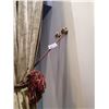 Image 3 : 2 x Large Fabric-Lined Curtains w/ Curtain Tie-Down Assembly and Curtain Rods