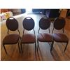 Image 1 : 4 x Stackable Banquet Chairs