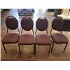 Image 1 : 4 x Stackable Banquet Chairs