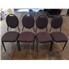 Image 1 : 4 x Stackable Banquet Chairs