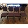 Image 1 : 4 x Stackable Banquet Chairs