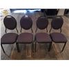Image 1 : 4 x Stackable Banquet Chairs