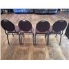 Image 2 : 4 x Stackable Banquet Chairs