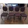 Image 1 : 4 x Stackable Banquet Chairs