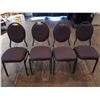 Image 1 : 4 x Stackable Banquet Chairs