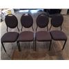 Image 1 : 4 x Stackable Banquet Chairs