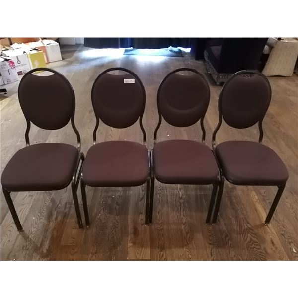 4 x Stackable Banquet Chairs