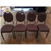 Image 1 : 4 x Stackable Banquet Chairs