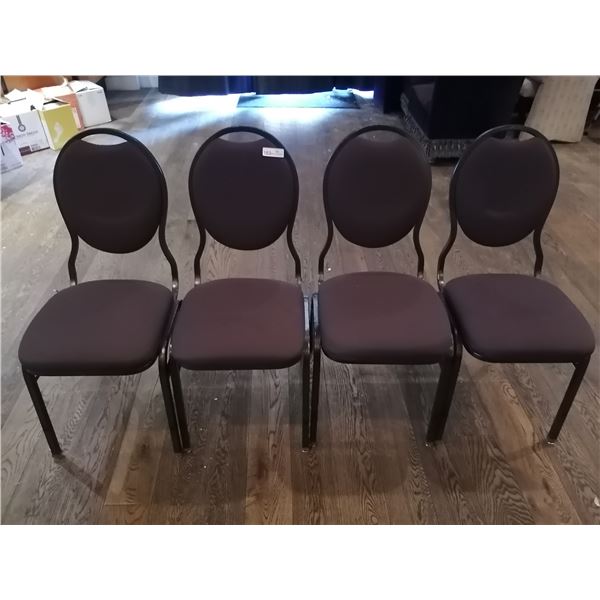 4 x Stackable Banquet Chairs