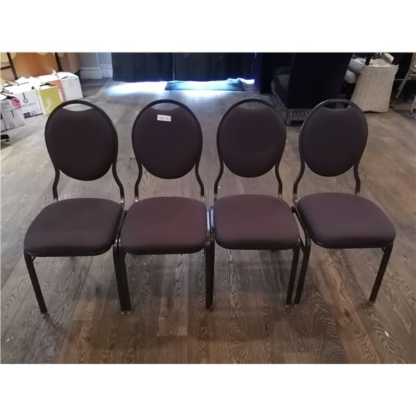 4 x Stackable Banquet Chairs