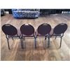 Image 2 : 4 x Stackable Banquet Chairs