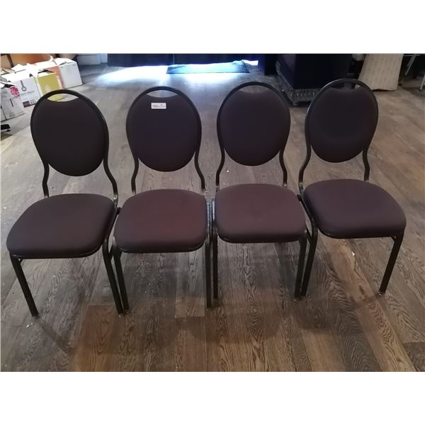 4 x Stackable Banquet Chairs