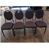 Image 1 : 4 x Stackable Banquet Chairs