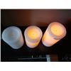 Image 3 : 3 x Large Battery Operated Pillar Candles