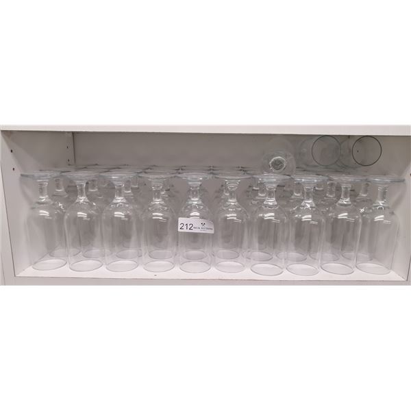 43 x Water Glasses