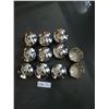 Image 2 : 11 x Steel Sugar Pots (No Spoons, 2 x Are Missing Lids)