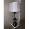 Image 1 : Brushed Chrome-Look Table Lamp