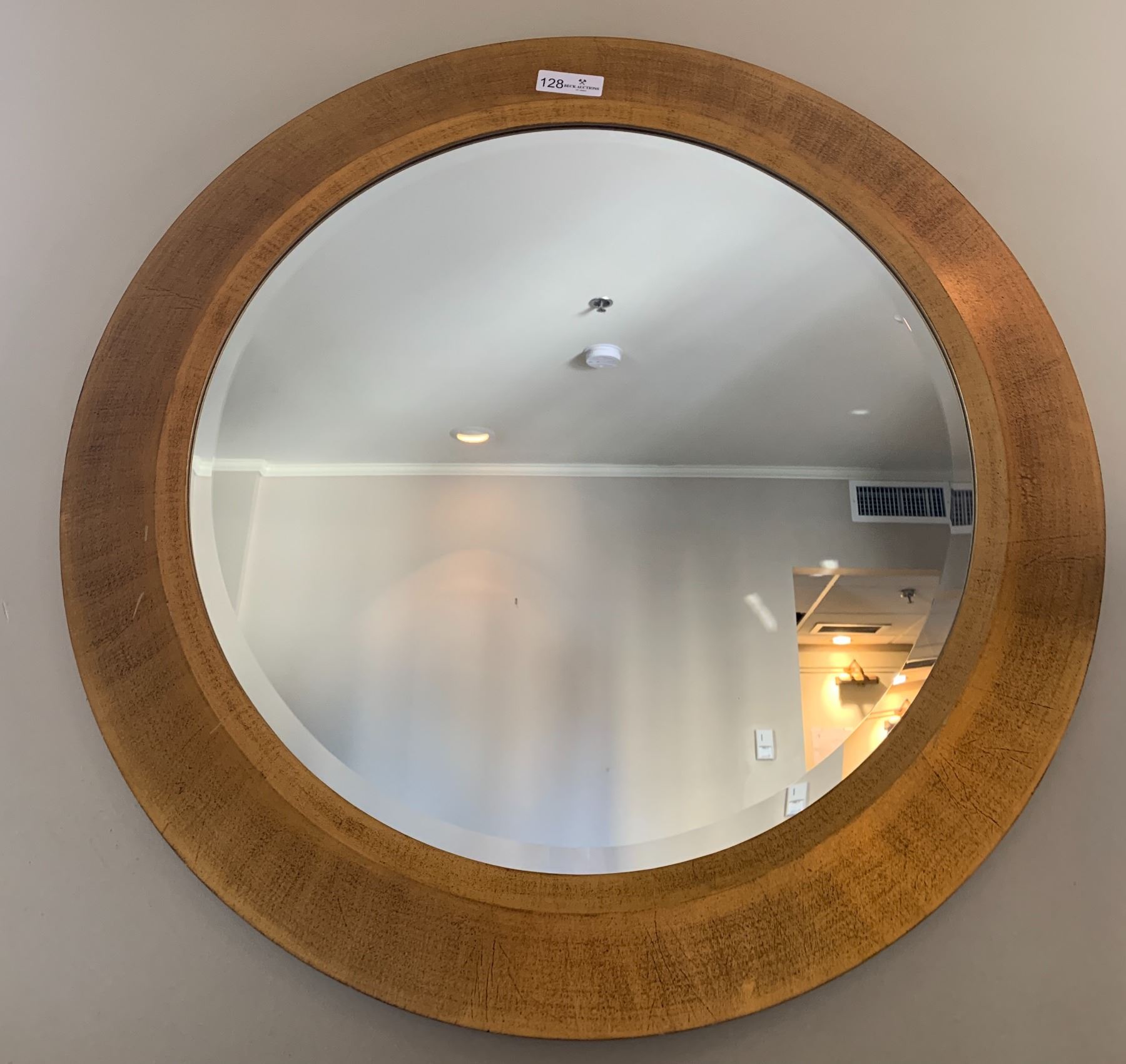 Decorative Round Wall Mirror - Beck Auctions Inc.