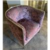 Image 2 : Beautiful Upholstered Accent Chair w/ Floral-Type Pattern