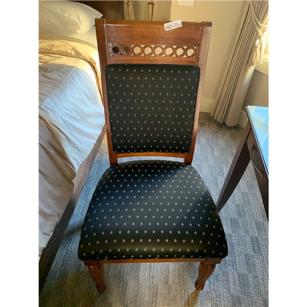 Upholstered Accent Chair w/ Star Patterned Cushions