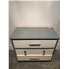 Image 1 : 3-Drawer Dresser - Wooden, Grey/White Paint Finish