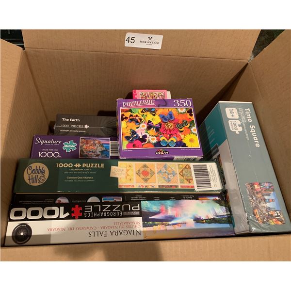 Assortment of Puzzles