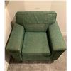 Image 1 : Armchair Sofa - Green Tweed