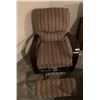 Image 2 : Upholstered Reclining Rocking Chair