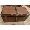 Image 1 : Large Storage Chest With Assorted Sewing Materials (Buttons, Fabric, & Thread)