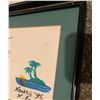 Image 2 : Decorative Hawaiian-Themed Artwork Pair & Ocean-Themed Artwork Pair, Framed