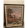 Image 4 : Large Assortment of Artwork - Framed Needlepoint, Prints, & Paintings