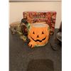 Image 2 : Ceramic Pumpkin Mug & Assorted candles & Candle Stands