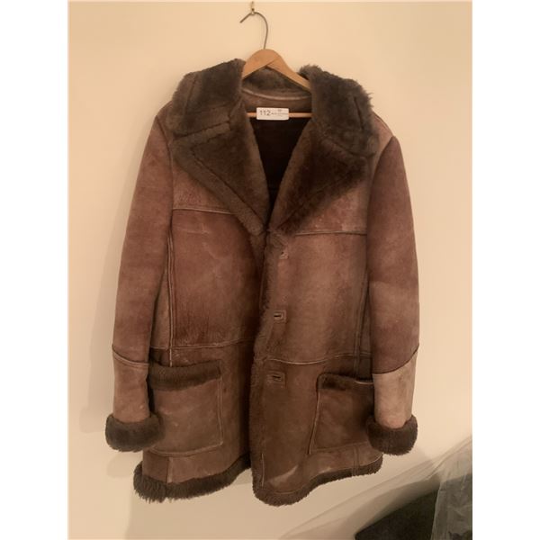 Marquis Of London - Men's Natural Sheepskin Coat, Size Unknown