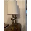 Image 1 : 2 x Brass Colored Lamps