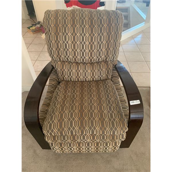 Upholstered Recling Rocking Chair