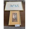 Image 1 : Frame Artwork of Baby Penguins By Val Pfeiffer and Forest Artwork By Williams