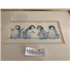 Image 3 : Frame Artwork of Baby Penguins By Val Pfeiffer and Forest Artwork By Williams
