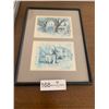 Image 2 : Framed Artwork of Paris and Cannes and 2 x Watercolors of European Canals