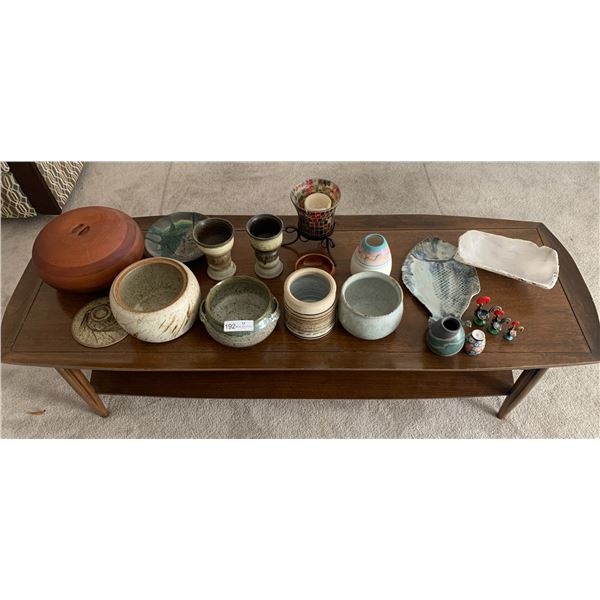 Ceramic Bowls & Assorted Home Decor