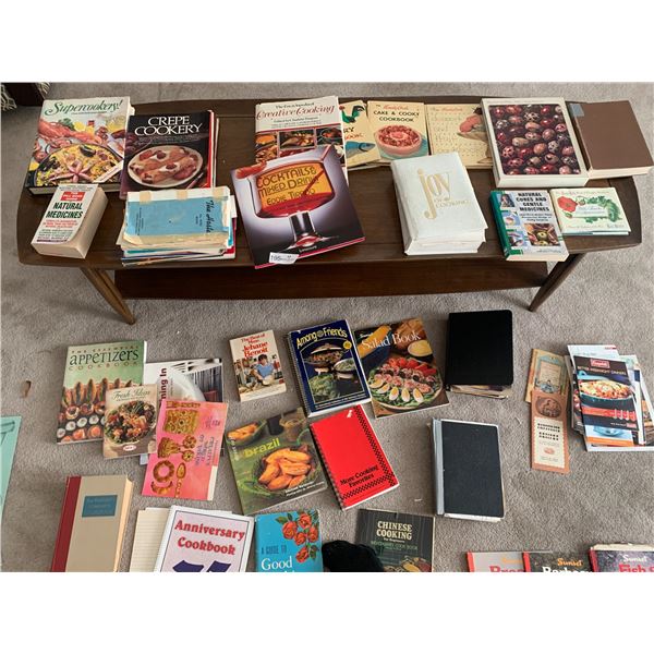 Massive Collection of Assorted Cookbooks