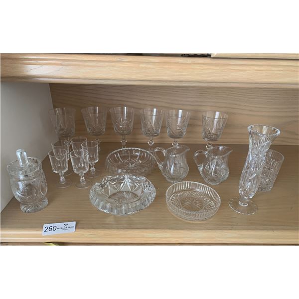 Assorted Crystalware