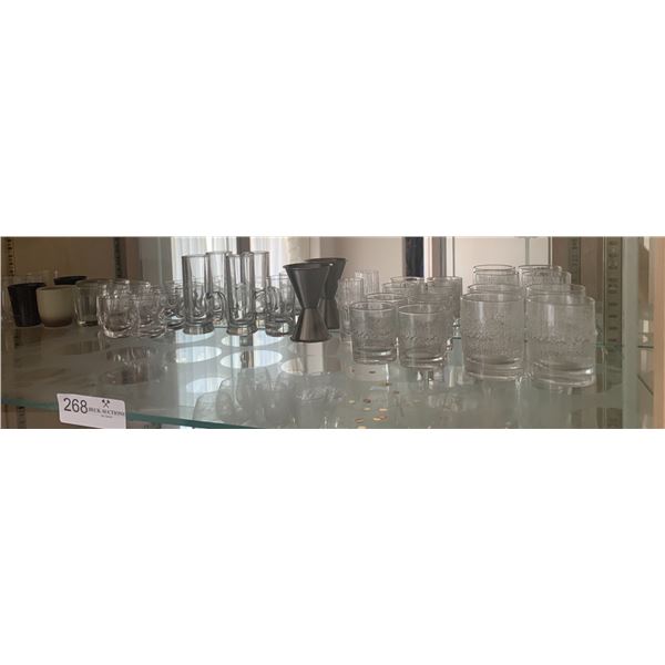 22 x Assorted Shot Glasses
