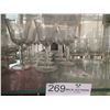 Image 3 : Floral-Etched Glassware Set