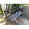 Image 2 : Metal-Framed Wooden Bench