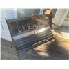 Image 2 : Metal-Framed Wooden Bench
