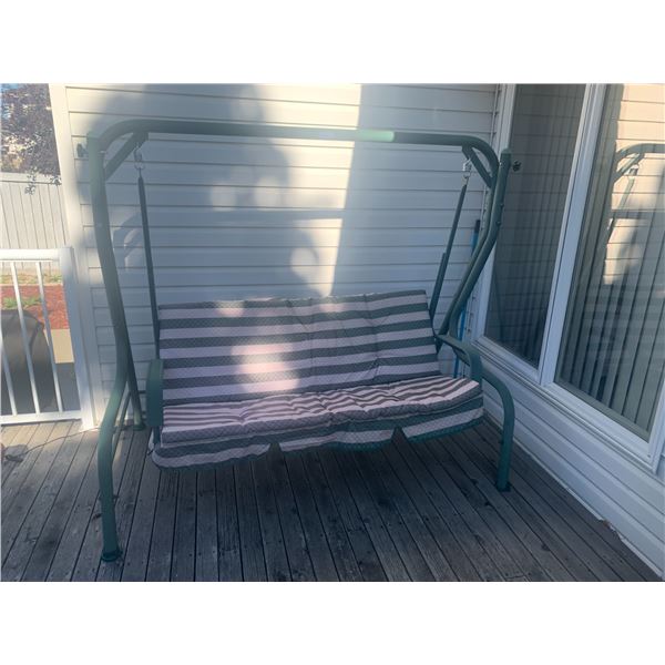 Swinging Patio Bench