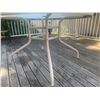 Image 2 : Round Outdoor Glass Top Table