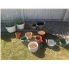 Image 1 : 4 x Garden Candle Lanterns & Assorted Flower Pots w/ Contents Included