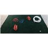 Image 1 : 4 x Heavy-Duty Extension Cables, 1 x Large Green Carpet, & 1 x Garden Hose